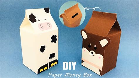 Origamin Chinese Stylediy Paper Piggy Bank How To Make Milk Paper