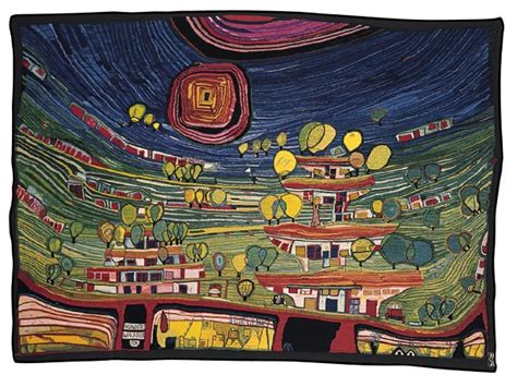 Tapestries Hundertwasser Hundertwasser Idee Farbe Kunst