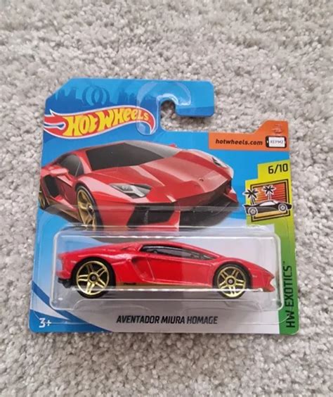 HOT WHEELS LAMBORGHINI Aventador Miura Homeage HW EXOTICS Regular Not STH PicClick UK