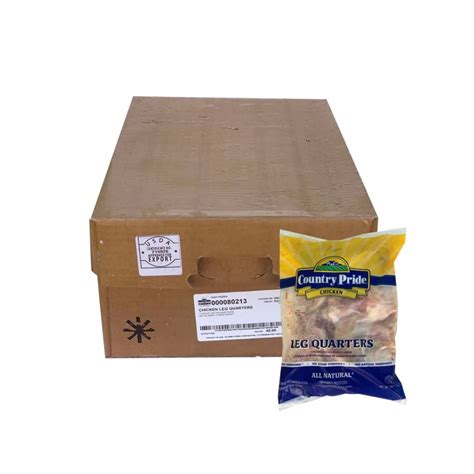 Caja De Cuartos Traseros De Pollo 18 Kg 39 68 Lb Supermarket 23