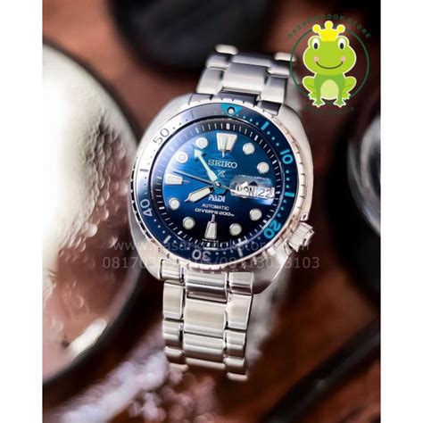 Jual SEIKO PROSPEX SRPK01K1 KING TURTLE PADI GREAT BLUE DIAL STAINLESS