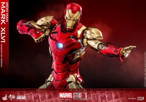 Marvel Studios The First 10 Years Concept Art Iron Man Figure By Hot Toys The Toyark News