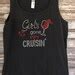 Girls Gone Cruisin Rhinestone Custom Shirt Made By The Bling Lady Etsy