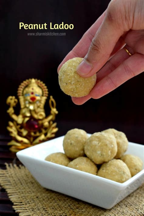 Peanut Ladoo Recipe Kadalai Urundai