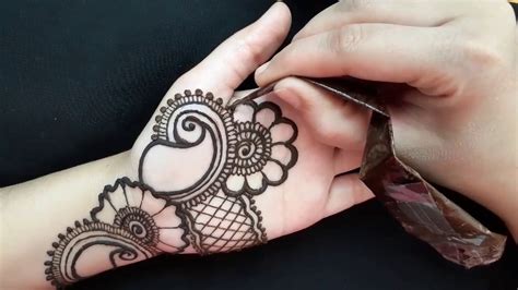 Latest Front Hand Arabic Mehndi Design Easy Simple Henna Mehndi