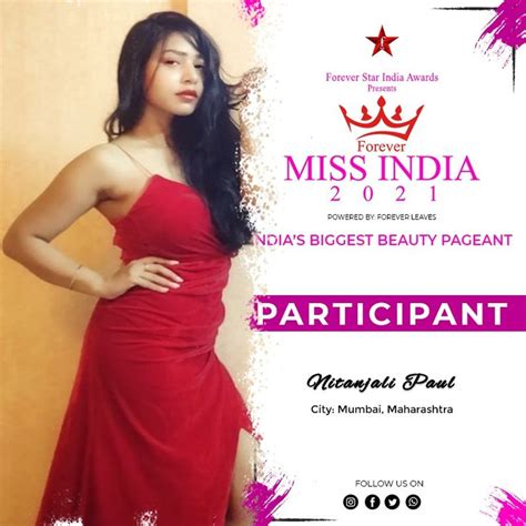 Nitanjali Paul FSIA Forever Miss India 2021 Miss India Fashion