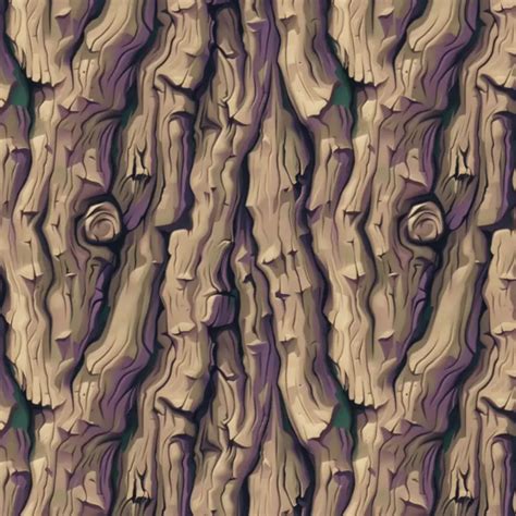 Cartoon Bark Seamless Texture