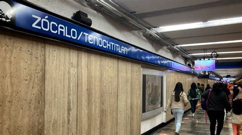 Reabren Estaci N Z Calo De La L Nea Del Metro Misi N Pol Tica