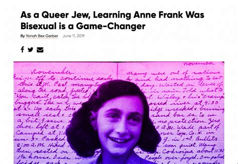 Was Anne Frank Bisexual By Ruth Franklin Ghost Stories