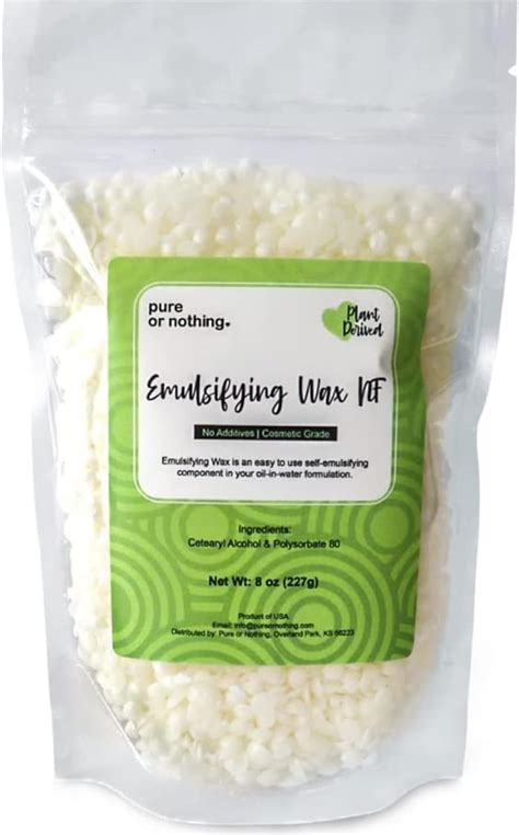 Non Gmo Emulsifying Wax Nf Pastilles 8 Oz 100 Natural Plant