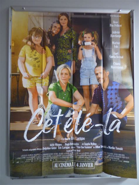 Affiche de cinéma Cet été là 120 160cm Cinéma Paradisio Affiches