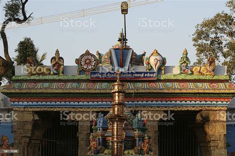 Traditional Statues Of Gods And Goddesses In The Hindu Temple Stock