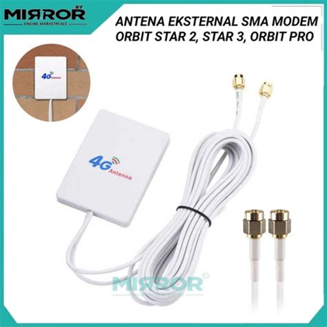 Jual Antena Eksternal Modem Orbit G G Lte Dbi Sma Connector Meter