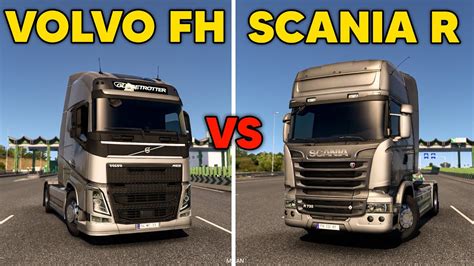 SCANIA R 730 VS VOLVO FH 750 Which Is The Fastest ETS2 YouTube