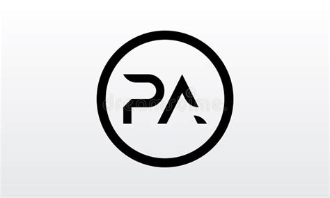 Initial Pa Letter Logo With Creative Modern Business Typography Vector