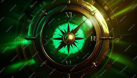 Premium Ai Image The Alien Compass A Mysterious Guide To Another World Time Or Dimension