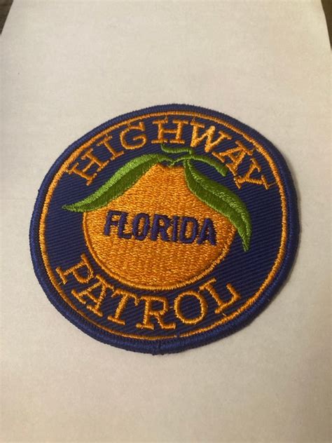 Florida highway patrol patch - Gem