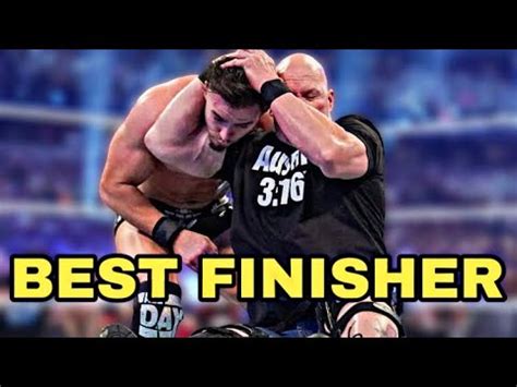 WWE TOP 10 Greatest Finishers Of All Time YouTube