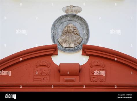 Medallion Relief With Coat Of Arms Of The Principality Of Nassau Hadamar Detail Historical