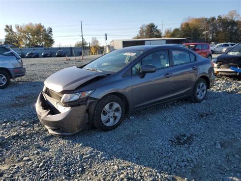 Honda Civic Lx Photos Nc Mebane Repairable Salvage Car