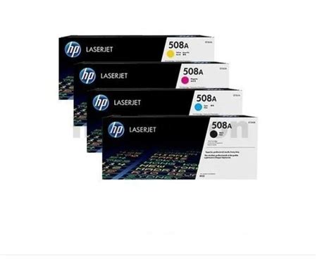 Kit Toner Hp 508a Cf360a Cf361a Cf362a Cf363a 508a Versa Cartuchos E Suprimentos