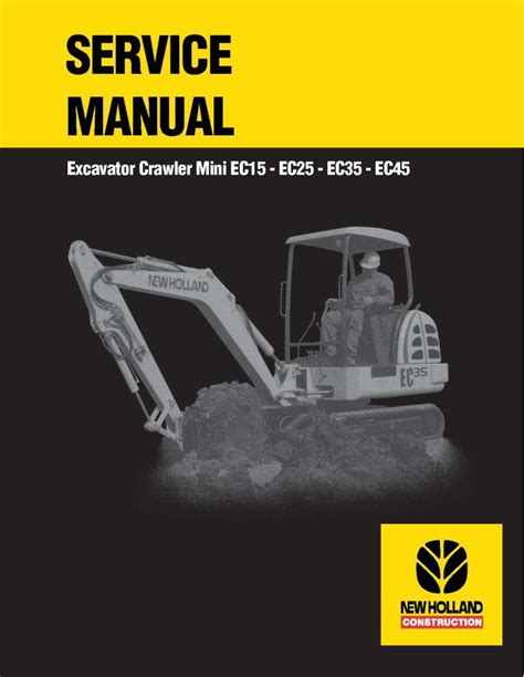 Manual De Servicio De La Excavadora Compacta New Holland EC15 EC25