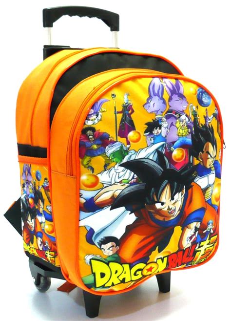 Mochila Infantil Dragon Ball Super Rodinhas M Meninos F1 R 120 00 Em