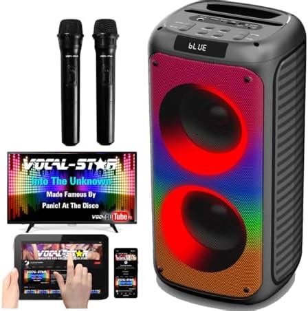 Vocal Star M Quina De Karaoke Port Til Con Efectos De Luz Para Fiestas