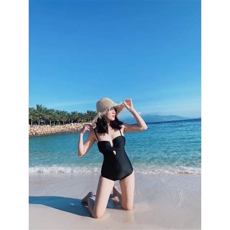 Mua Bikini đồ bơi mảnh thân liền cúp ngực đỉnh cao tôn vòng khoe vòng đẫy đà bikiniMe R