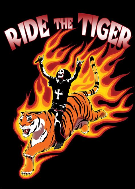 Dio Ride The Tiger Poster Picture Metal Print Paint By TMBTM