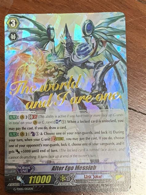 hot stamped sp alter ego messiah english, Hobbies & Toys, Toys & Games ...