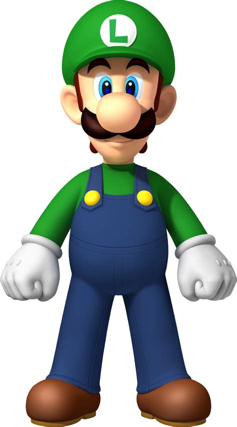 File Nsmbw Luigi Solo Artwork Png Super Mario Wiki The Mario