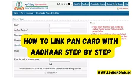 How To Link Pan Card With Aadhaar Step By Step कैसे करें 2023