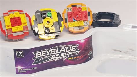 Lego Beyblade Battles In The Pro Series Stadium Lego Beyblade Battles Youtube