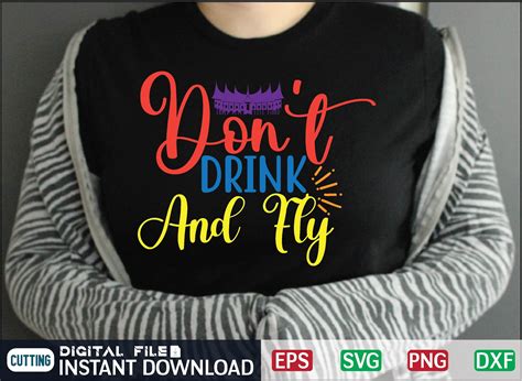 Don T Drink And Fly Svg Graphic By Craftssvg Creative Fabrica