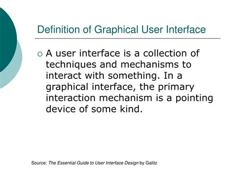 Ppt Graphical User Interface Design Powerpoint Presentation Free