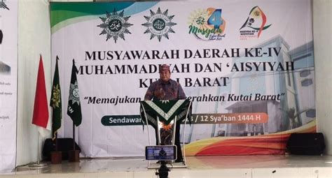 Musda Ke Muhammadiyah Dan Aisyiyah Kubar Bupati Fx Yapan Berharap