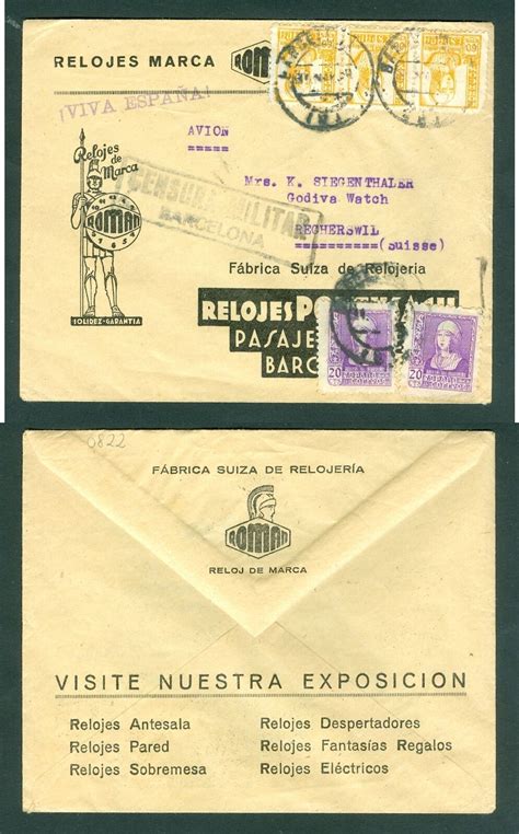 Spain Cover Commercial Roman Civil War Censor X X