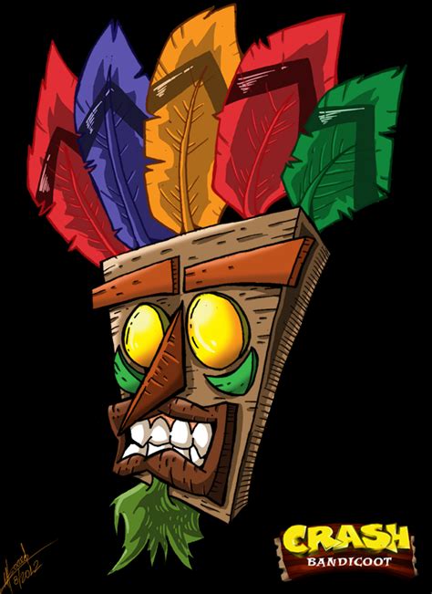 Crash Bandicoot- Aku Aku by SuperManosBros on DeviantArt