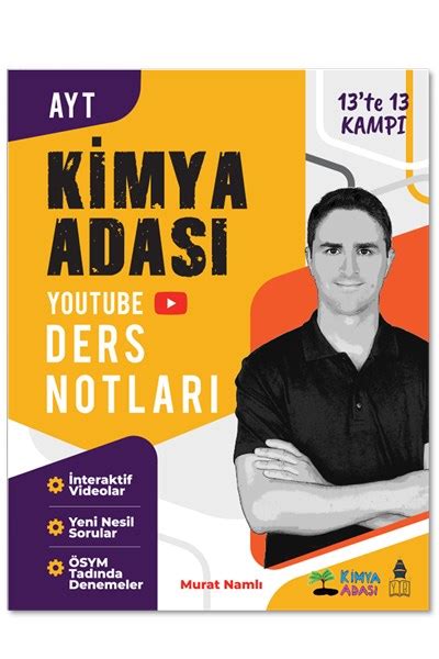 Kimya Adası AYT Kimya YouTube Ders Notları Kimya Adası 274 00 TL