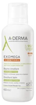 A DERMA Exomega Control Bálsamo Emoliente Anti Rascado 400 ml