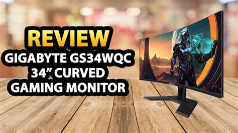 Gigabyte Gs34wqc 34 120hz 1440p Curved Gaming Monitor Review Youtube