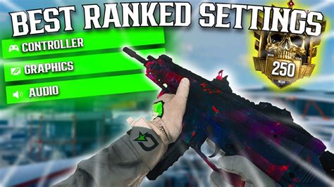 The Best In Depth Settings Video For Mw3 Ranked Play Tips And