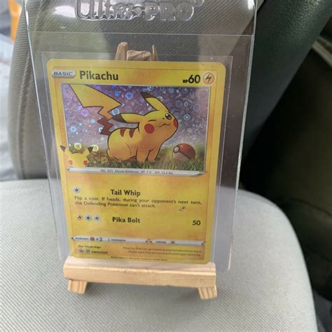 Pikachu Pokémon TCG 25th Anniversary SWSH039 Holo Promo General Mills