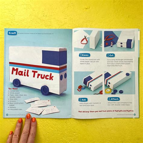 Lets Make A Mail Truck I Have A Heather Donohue Crafts