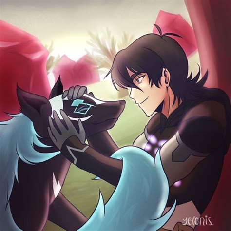 Keith And His Cosmic Wolf ️ Voltron Legendary Defender Voltron Anime City