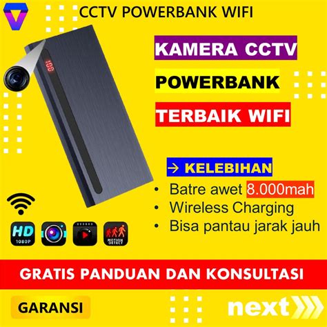 Jual Kamera Mini Tersembunyi Camera Cctv Wifi Spy Powerbank Pengintai