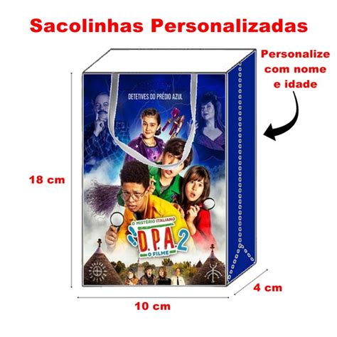 Sacolinha Personalizada Detetives Do Predio Azul Dpa Elo7