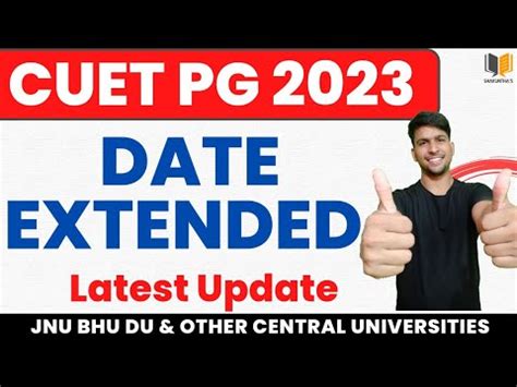 CUET PG 2023 Date Extended NTA Official Update MA M Sc Entrance