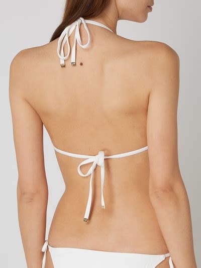 MICHAEL Michael Kors Bikini Oberteil mit Kettendetail weiß online kaufen